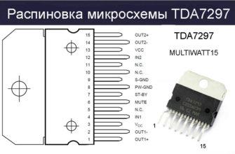 цоколевка tda7297