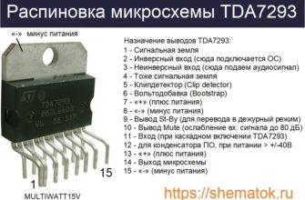 цоколевка tda7293
