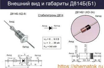 Внешний вид и габариты Д814Б (Б1)